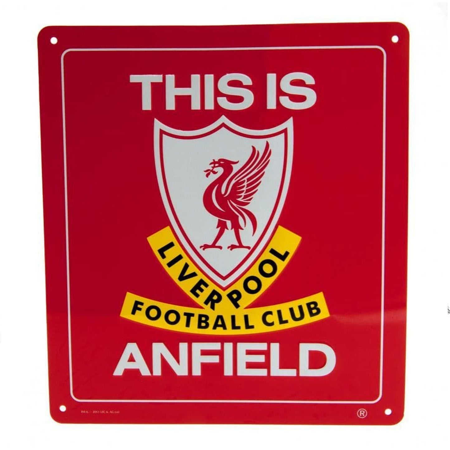 Red - Back - Liverpool FC This Is Anfield Sign