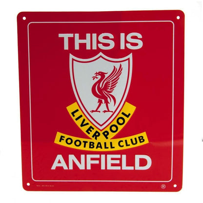 Red - Back - Liverpool FC This Is Anfield Sign