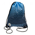 Blue-Black - Front - Manchester City FC Fade Design Drawstring Gym Bag