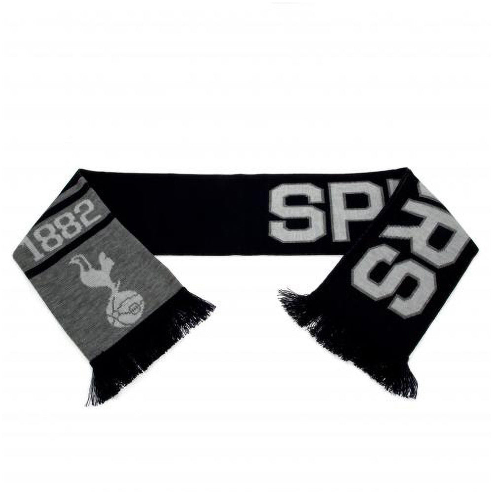 Black - Side - Tottenham Hotspur FC Official Scarf