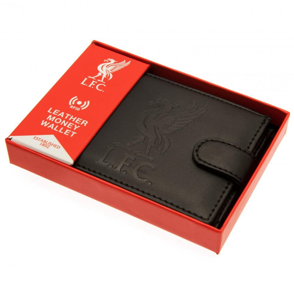 Black - Lifestyle - Liverpool FC RFID Anti Fraud Leather Wallet