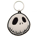 White-Black - Front - Nightmare Before Christmas Jack PVC Keyring