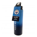 Blue - Back - Manchester City FC Aluminium Drinks Bottle