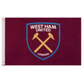 Claret - Back - West Ham United FC Flag