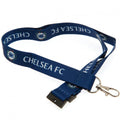 Blue - Front - Chelsea FC Unisex Adults Lanyard