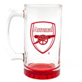 Red - Front - Arsenal FC Stein Glass Tankard