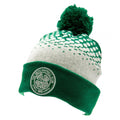 Green-White - Front - Celtic FC Unisex Adults FD Ski Hat