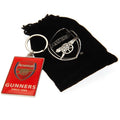 Red-Black - Back - Arsenal FC Deluxe Keyring