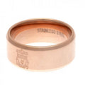 Rose Gold - Back - Liverpool FC Rose Gold Plated Ring