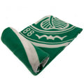 Green - Back - Celtic FC Crest Fleece Blanket