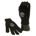 Black - Front - Everton FC Children-Kids Knitted Gloves