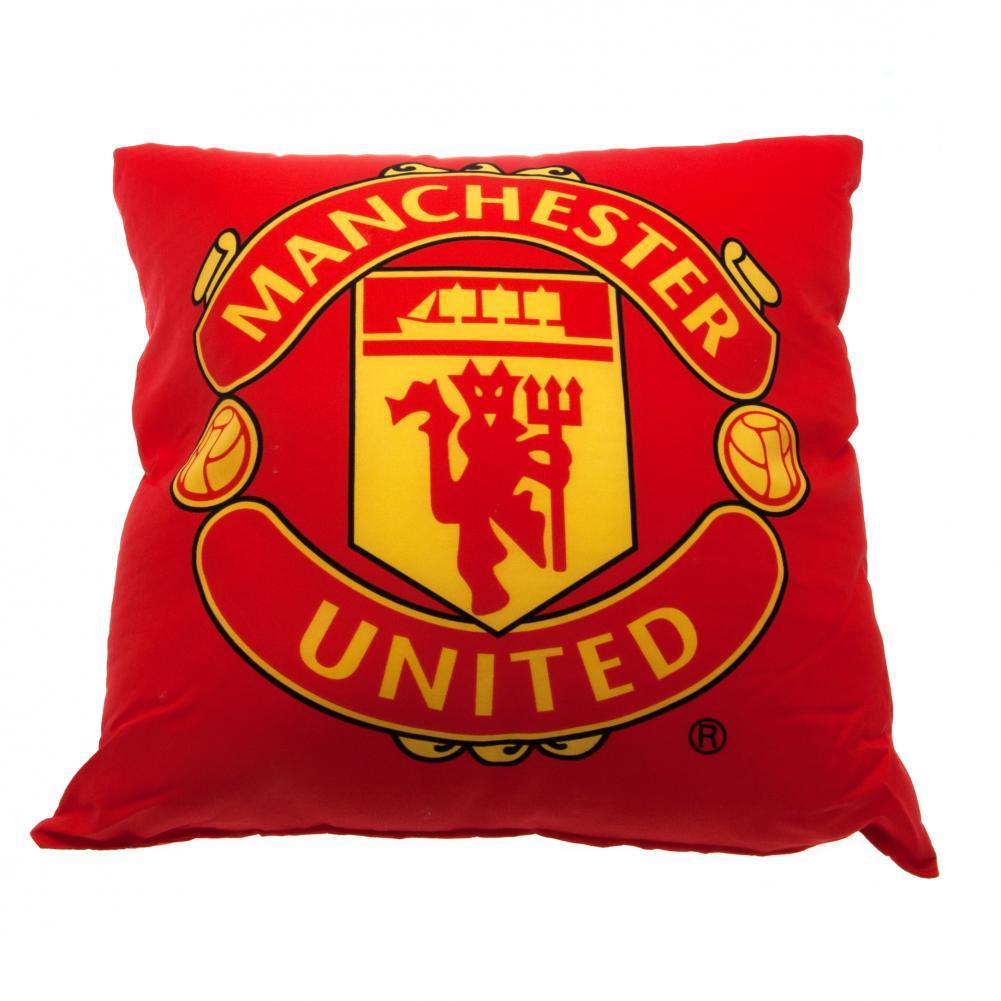 Red - Front - Manchester United FC Cushion