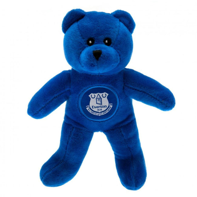 Blue - Front - Everton FC Crest Mini Plush Bear