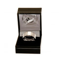Silver - Back - Manchester City FC Crest Band Ring