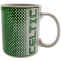 Green - Side - Celtic FC Crest Fade Design Mug