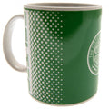 Green - Front - Celtic FC Crest Fade Design Mug