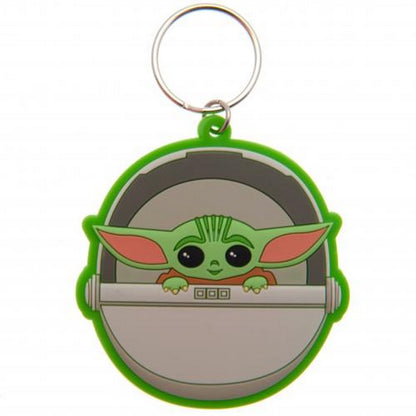 Multicoloured - Front - Star Wars Yoda PVC Keyring
