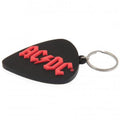 Black-Red - Side - AC-DC PVC Keyring