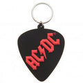 Black-Red - Front - AC-DC PVC Keyring