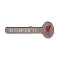 Silver - Front - Liverpool FC Text Metal Badge