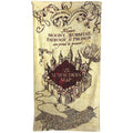 Cream - Front - Harry Potter Marauders Map Beach Towel