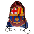 Maroon-Blue - Front - FC Barcelona Unisex Adult Drawstring Bag