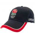 Navy-Red - Back - England Rugby Unisex Adult Baseball Cap
