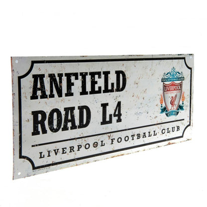White-Black - Back - Liverpool FC Street Sign