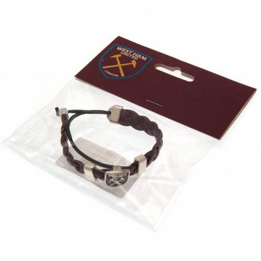 Claret Red - Side - West Ham United FC Unisex Adult Slider Bracelet