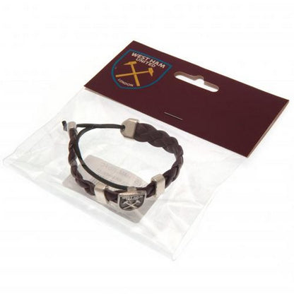 Claret Red - Side - West Ham United FC Unisex Adult Slider Bracelet