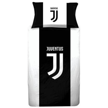 Black-White - Back - Juventus FC Duvet Cover Set