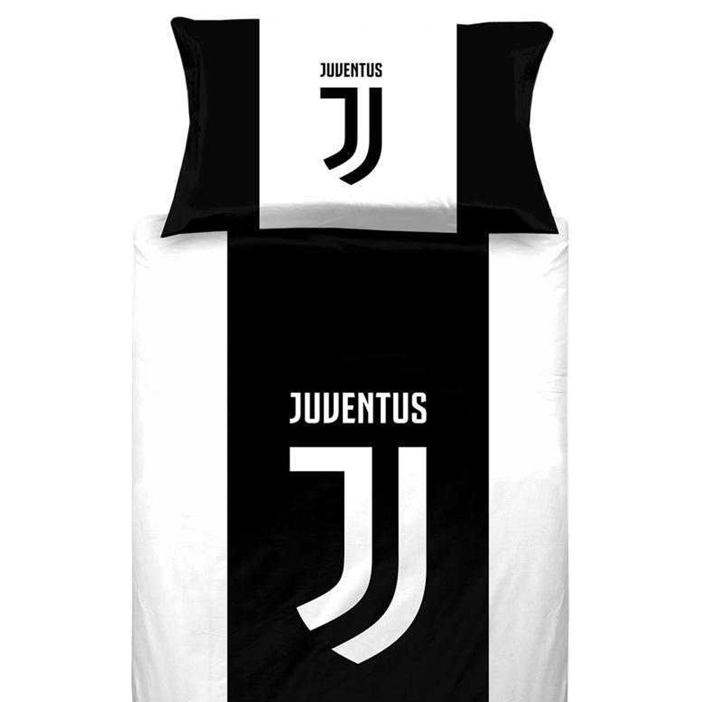 Black-White - Back - Juventus FC Duvet Cover Set