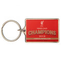 Red - Front - Liverpool FC Premier League Champions Keyring