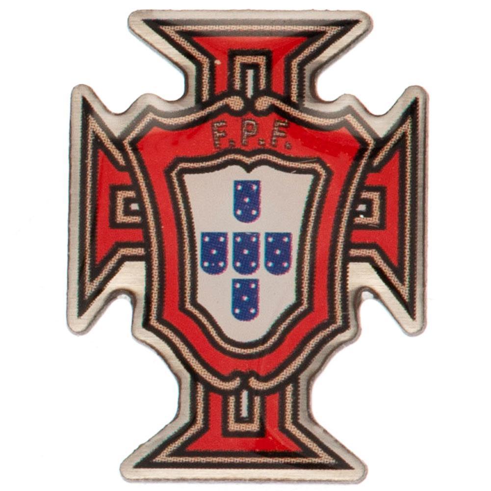 Red-Gold-White - Front - FPF Portugal Crest Badge