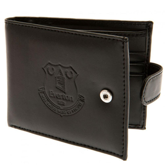 Black - Front - Everton FC RFID Anti Fraud Wallet