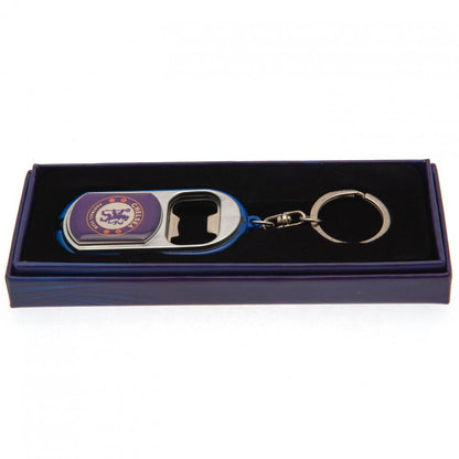 Blue - Side - Chelsea FC Key Ring Torch Bottle Opener