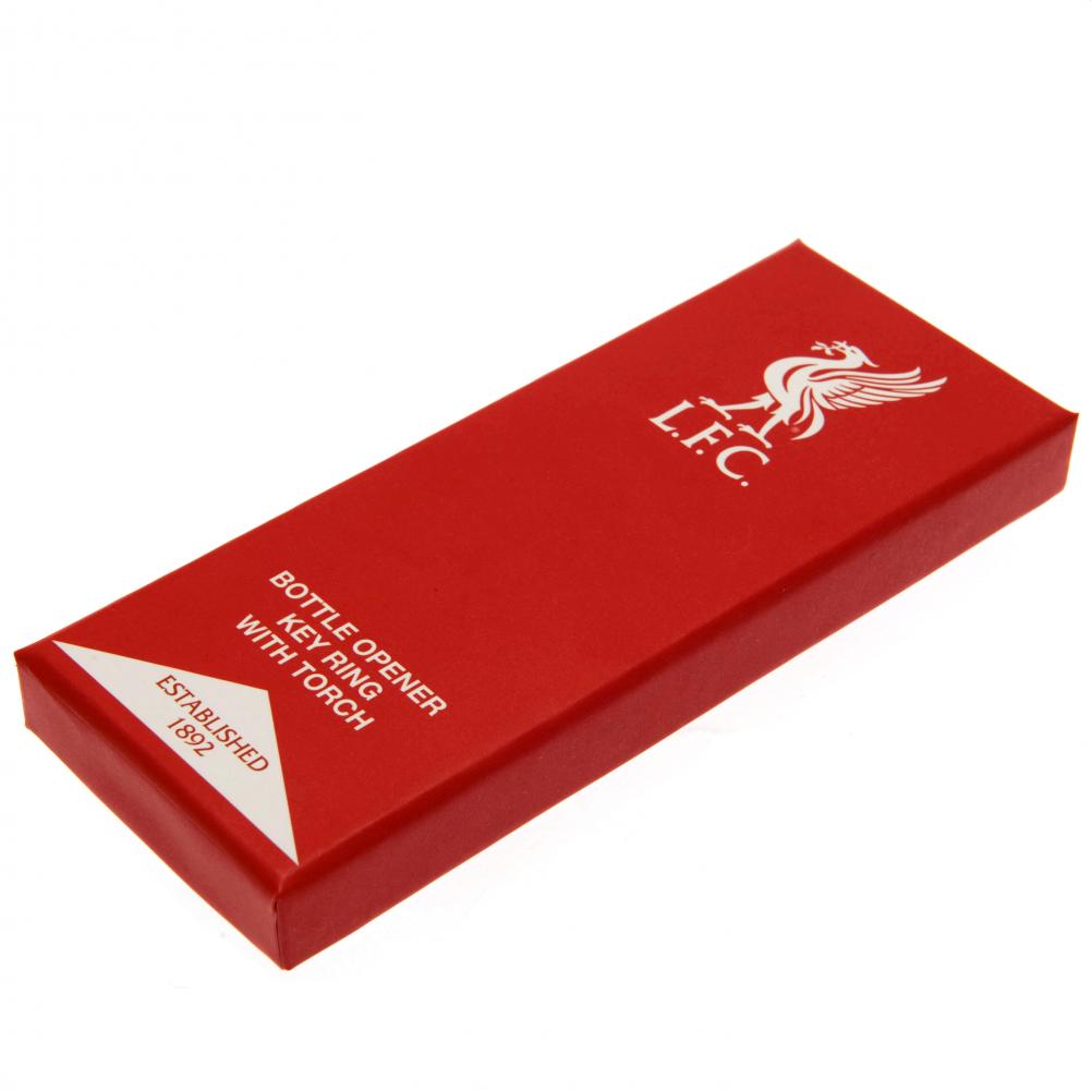 Red - Side - Liverpool FC Key Ring Torch Bottle Opener