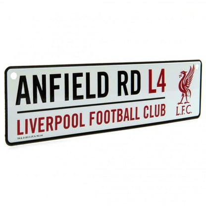 Silver-Red-Black - Back - Liverpool FC Anfield Window Sign