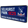 Royal Blue-White-Red - Side - Crystal Palace FC Street Sign