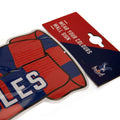 Red-Royal Blue-White - Side - Crystal Palace FC Show Your Colours Door Sign