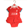 Red-White - Back - Liverpool FC Baby Tutu Skirt Bodysuit