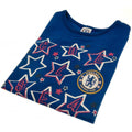 Blue - Side - Chelsea FC Childrens-Kids Stars T-Shirt