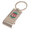 Silver - Front - Liverpool FC Executive Bottle Opener Keyring