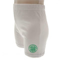 White-Green - Back - Celtic FC Baby T-Shirt & Shorts Set