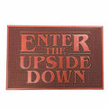 Red - Front - Stranger Things Enter The Upside Down Rubber Door Mat