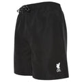 Black - Side - Liverpool FC Mens Swim Shorts