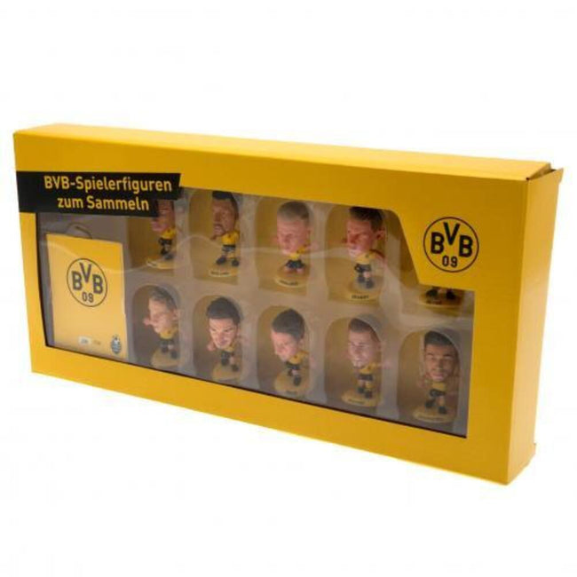 Yellow-Black - Lifestyle - Borussia Dortmund SoccerStarz Team Football Figurine Set (Pack of 10)