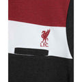 Charcoal Black-Red-White - Side - Liverpool FC Mens Colour Block Polo Shirt