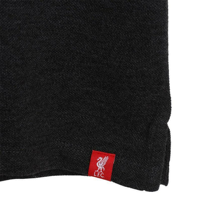 Charcoal Black-Red-White - Lifestyle - Liverpool FC Mens Colour Block Polo Shirt