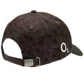 Black-Red - Back - England RFU Unisex Adult Umbro Cap